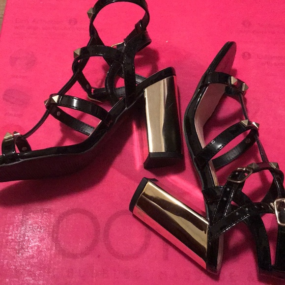 Strappy block heels - Picture 3 of 4